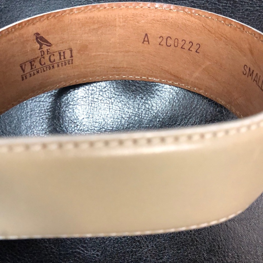 De Vecchi Italy Leather Belt - Picture 8 of 9